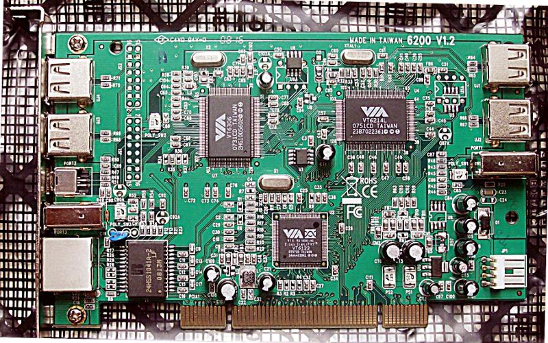 CHANPON5-PCI ボードの写真